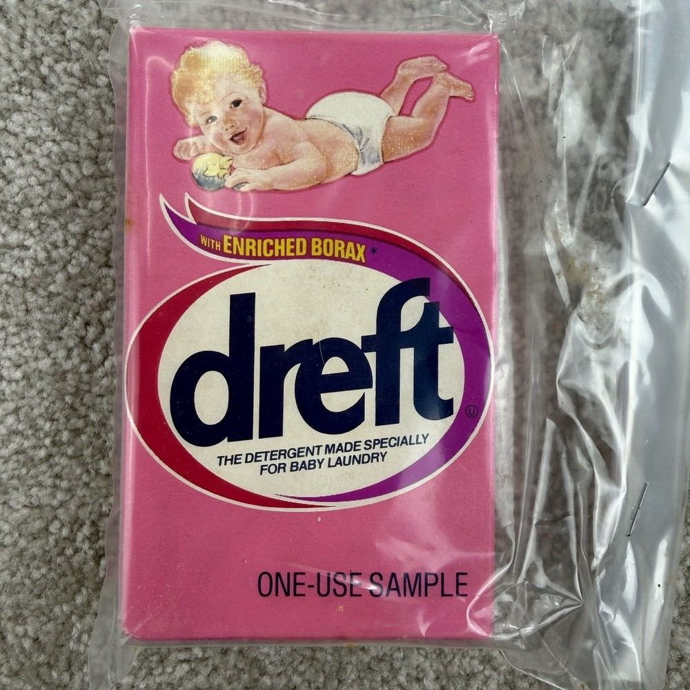 Vintage Dreft Baby‎ Laundry Detergent 3.2oz. Powder Soap Small 60s/70s Full